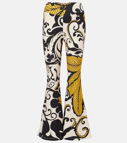 Meditation printed fleece flared pants - La DoubleJ - Modalova