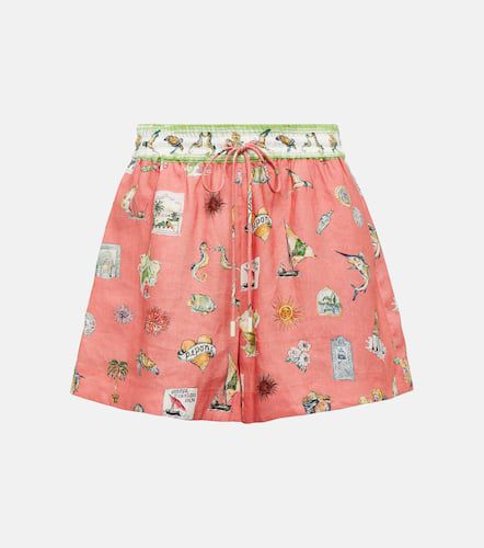 AlÃ©mais Printed linen shorts - Alemais - Modalova