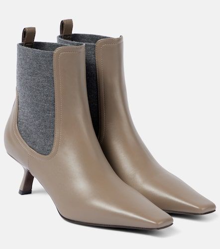 Stiefeletten aus Leder - Brunello Cucinelli - Modalova