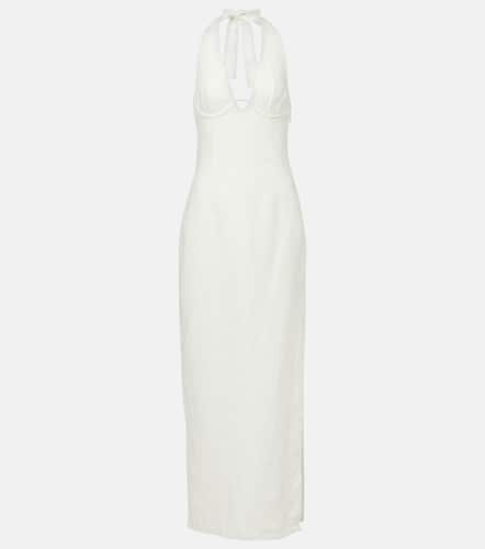 Violet halterneck linen maxi dress - SIR - Modalova