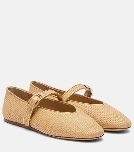 Stella raffia ballet flats - Le Monde Beryl - Modalova