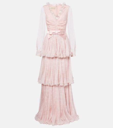 Robe Plus De Pois aus Seidenchiffon - Valentino Garavani - Modalova