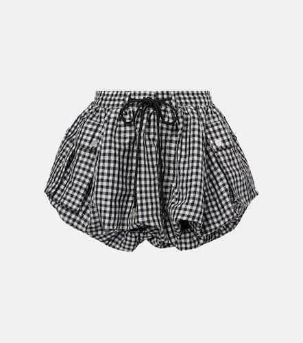 Ganni Gingham taffeta miniskirt - Ganni - Modalova