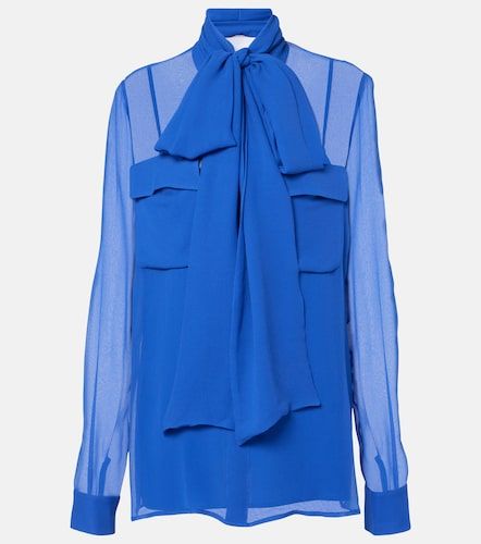 Blusa in georgette di seta - Costarellos - Modalova