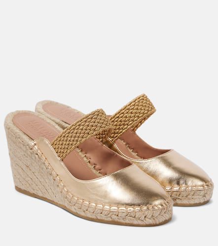 Espadrillas Siena 70 in pelle con zeppa - Malone Souliers - Modalova