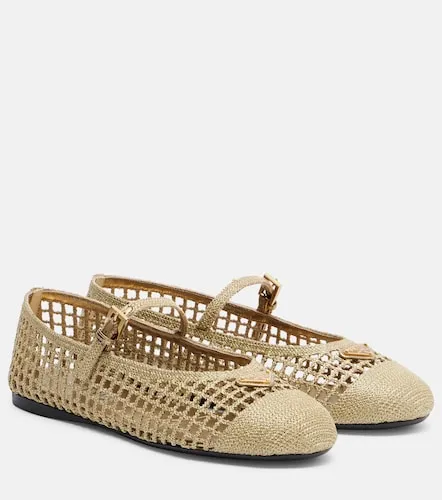 Bailarinas Mary Jane de croché - Prada - Modalova