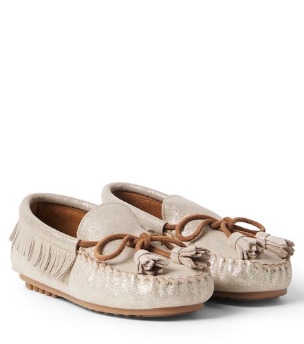 PèPè Mocasines de piel con glitter - PePe - Modalova