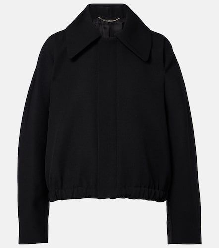 Arden virgin wool gabardine blouson jacket - Victoria Beckham - Modalova