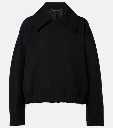Arden virgin wool gabardine blouson jacket - Victoria Beckham - Modalova