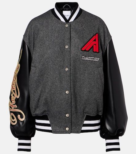 Wool-blend varsity jacket - The Attico - Modalova