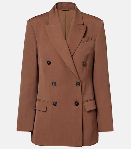 Double-breasted wool-blend blazer - Brunello Cucinelli - Modalova