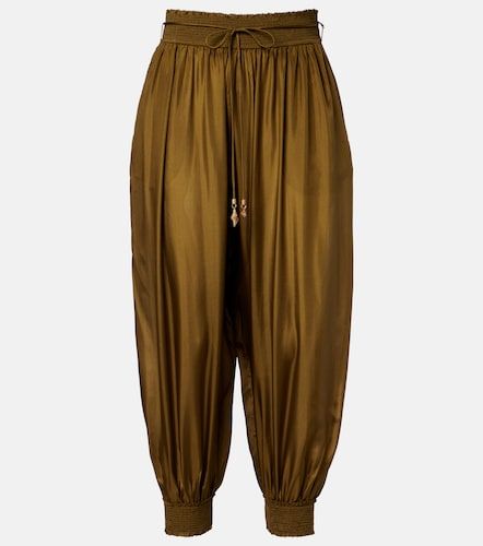 Mahon cropped silk balloon pants - Zimmermann - Modalova