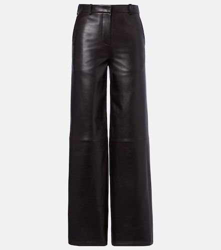 Pantalones anchos Coda de piel - Nour Hammour - Modalova