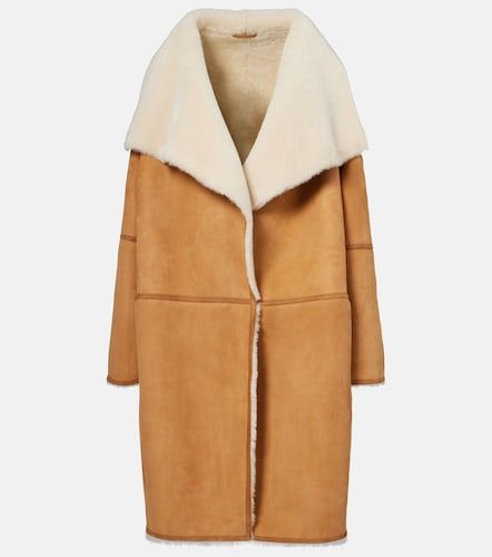 Cappotto in suede con shearling - Toteme - Modalova