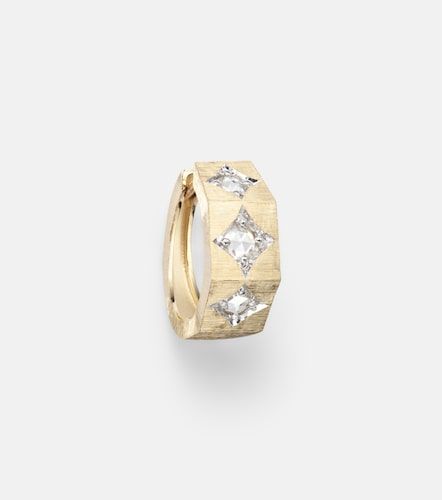 Pendiente de aro individual Ecrou Coco de oro de 18 ct - Marie Lichtenberg - Modalova