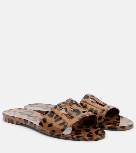 DG leopard-print slides - Dolce&Gabbana - Modalova