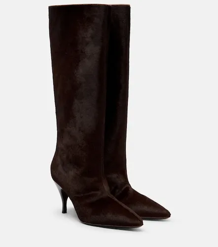 Silhouette suede knee-high boots - Herbert Levine - Modalova