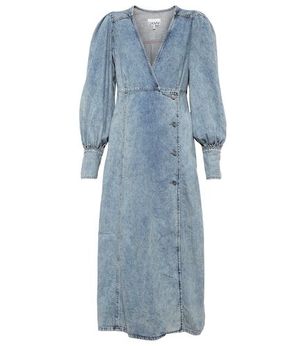 Ganni Abito midi di jeans - Ganni - Modalova