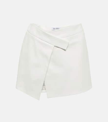 Mini-jupe portefeuille Cloe en cuir - The Attico - Modalova
