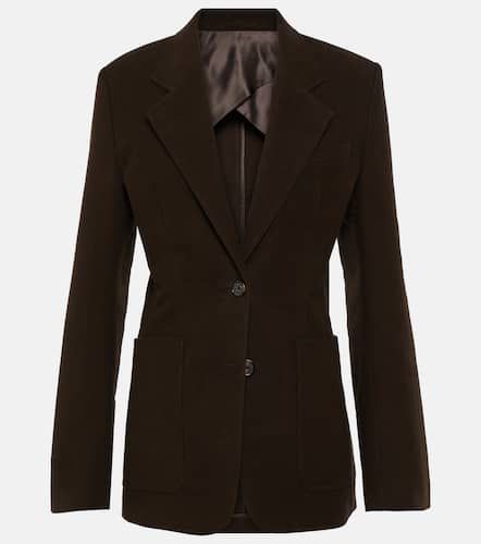 Single-breasted cotton blazer - Toteme - Modalova