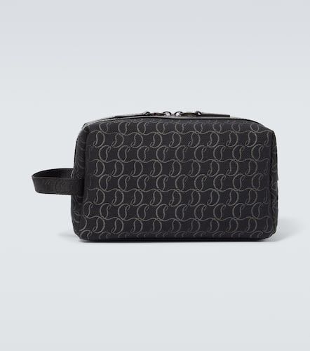 Zip N Flap logo jacquard pouch - Christian Louboutin - Modalova