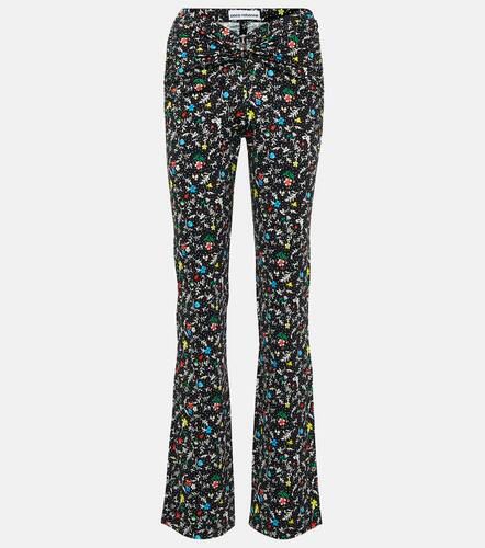 Printed high-rise crÃªpe pants - Rabanne - Modalova