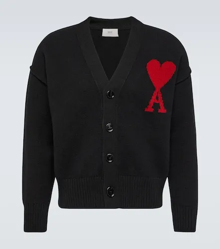 Ami De Cour virgin wool cardigan - Ami Paris - Modalova