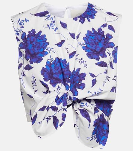 Sierra printed cotton crop top - Emilia Wickstead - Modalova