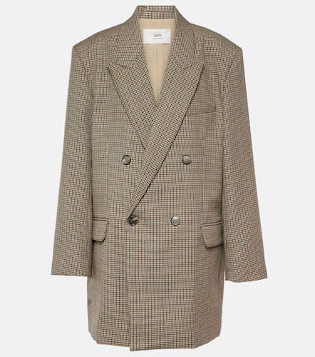 Ami Paris Houndstooth wool blazer - Ami Paris - Modalova