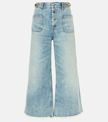 Jeans flared cropped a vita alta - Stella McCartney - Modalova