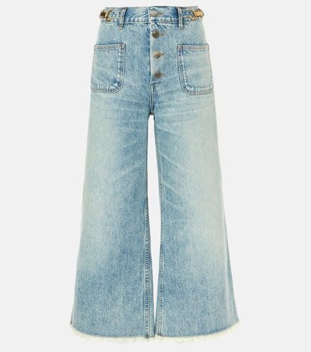 Jeans flared cropped de tiro alto - Stella McCartney - Modalova