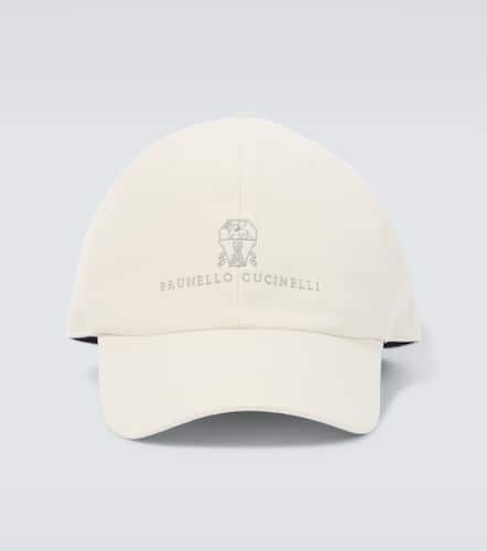 Gorra de algodón con logo - Brunello Cucinelli - Modalova