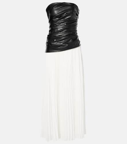 Arie strapless faux leather midi dress - Simkhai - Modalova