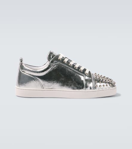 Louis Junior metallic leather sneakers - Christian Louboutin - Modalova