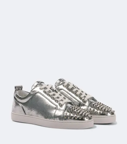 Louis Junior metallic leather sneakers - Christian Louboutin - Modalova