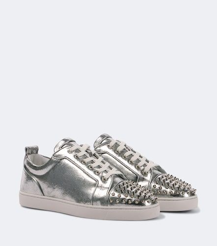 Metallic Sneakers Louis Junior aus Leder - Christian Louboutin - Modalova