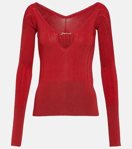 Off-Shoulder Pullover Le Haut Pralu - Jacquemus - Modalova