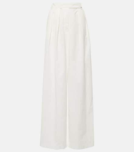 Pamplona high-rise cotton wide-leg pants - Dries Van Noten - Modalova