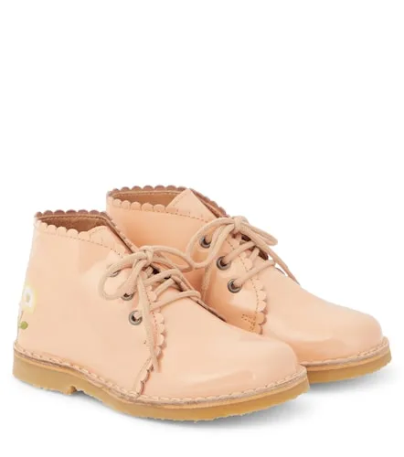 Petit Nord Botas de piel florales - Petit Nord - Modalova