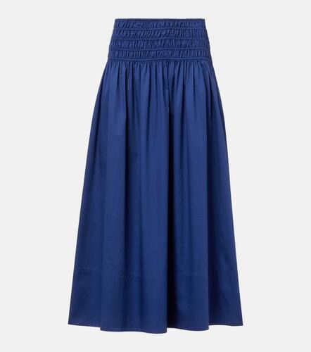 Leonie cotton satin midi skirt - Joseph - Modalova