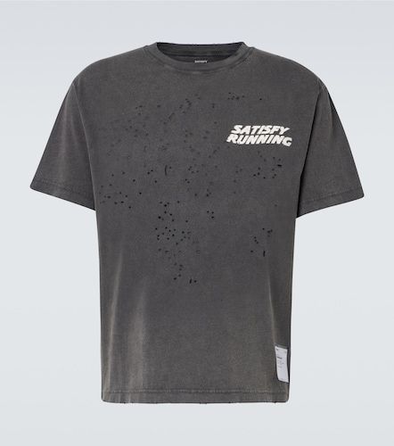 Camiseta MothTech de jersey con efecto desgastado - Satisfy - Modalova