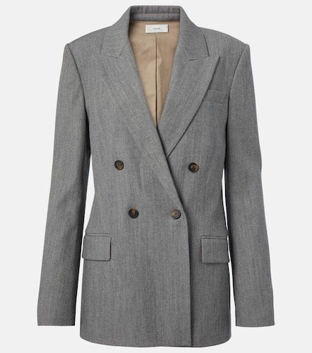 Vince Blazer doppiopetto in twill - Vince - Modalova