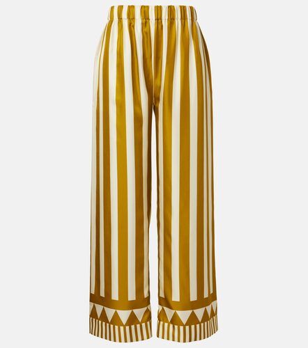 Pacha striped silk twill palazzo pants - Eres - Modalova