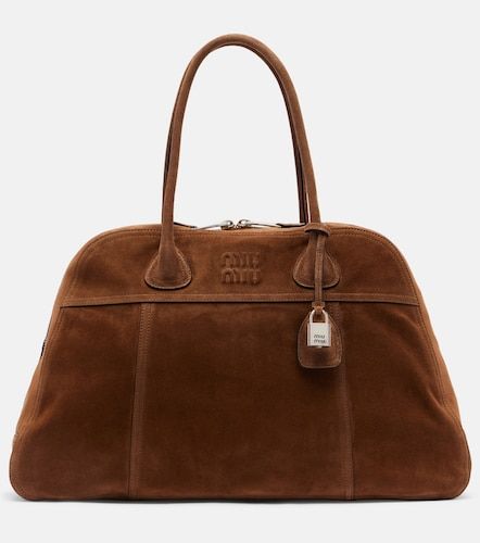 Vivant Large suede bowling bag - Miu Miu - Modalova