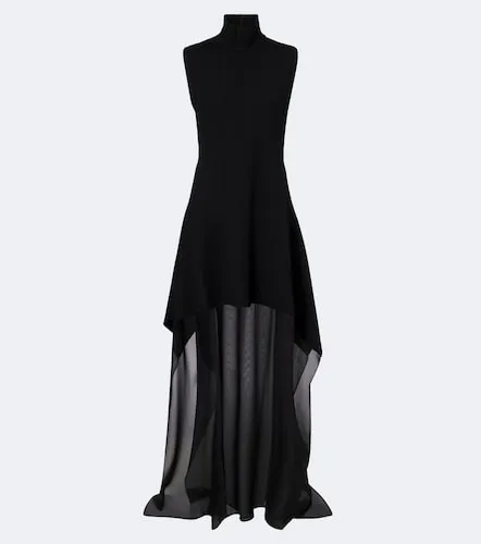 Turtleneck tiered maxi dress - Sportmax - Modalova