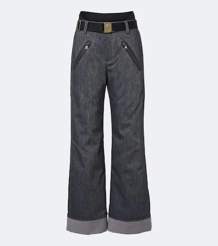 Klea belted denim wide-leg ski pants - Bogner - Modalova