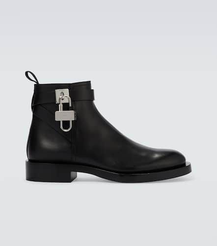 Ankle Boots Padlock aus Leder - Givenchy - Modalova