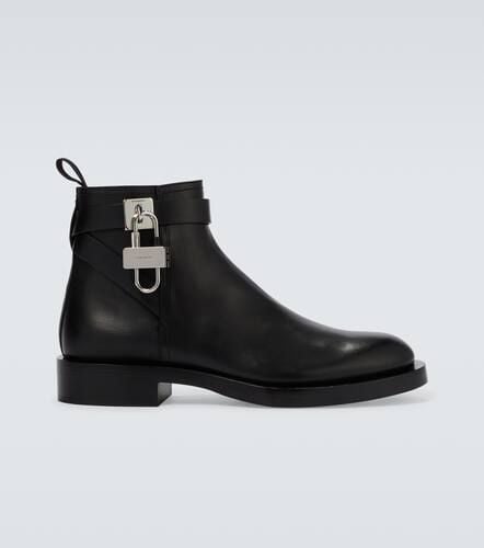 Ankle Boots Padlock aus Leder - Givenchy - Modalova