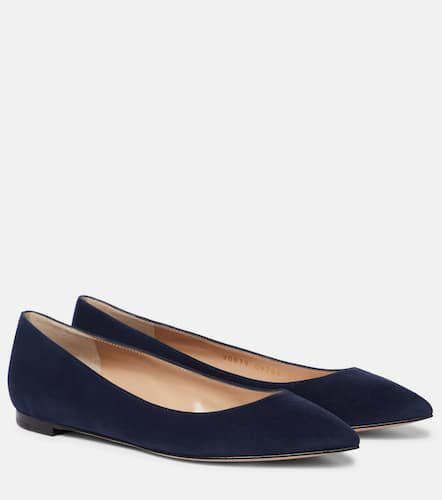 Gianvito suede ballet flats - Gianvito Rossi - Modalova