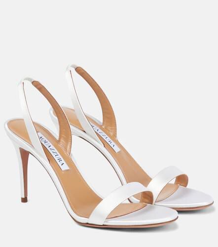 Aquazzura So Nude 85 satin sandals - Aquazzura - Modalova